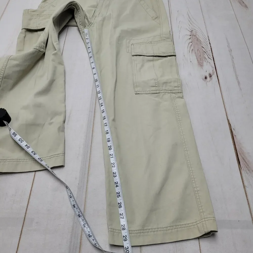 Vintage Levi's loose cargo pants baggy y2k tan khaki utility 32x30